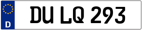 Truck License Plate